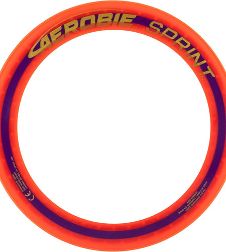 Sprint Ring Outdoor Flying Disc, 10 Inches, Orange