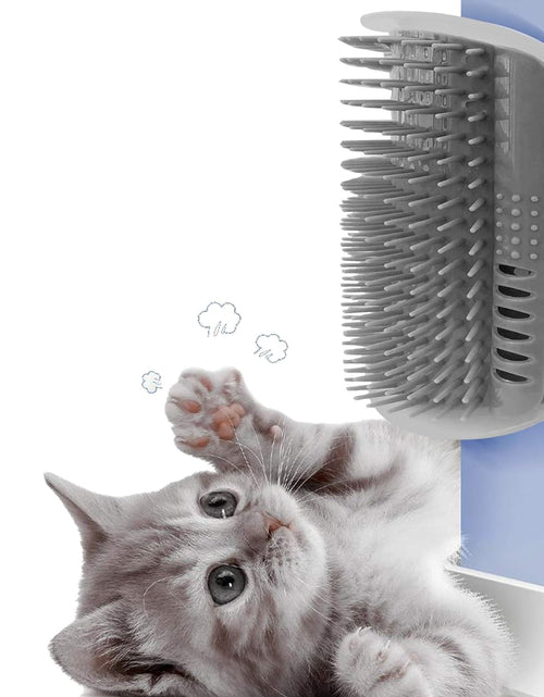 Load image into Gallery viewer, 2 Pack Wall Corner Cat Groomer, Massage Combs for Short &amp; Long Fur - Face Scratcher and Softer Massager Toy for Kittens and Puppies
