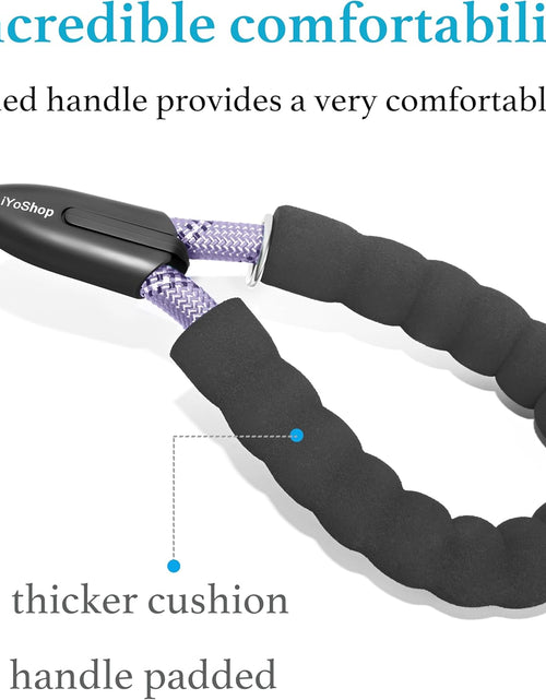 Load image into Gallery viewer, 6 FT Durable Slip Lead Dog Leash with Padded Handle and Highly Reflective Threads, Dog Training Leash, (Small, 0~35 Lbs, Black)
