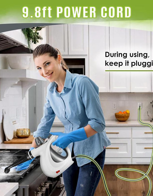 Load image into Gallery viewer, Pressurized Handheld Steam Cleaner &amp; Rechargeable Spin Scrubber
